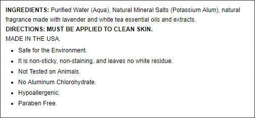 Crystal Essence Mineral Lavender Deodorant Body Spray (1x4 Oz)-1