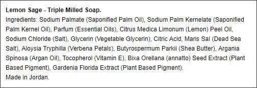 O.W.N. LEM SAGE BAR SOAP (1x7.00)-1