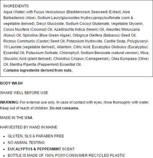 SBC BODY WASH EUC PPRMNT ( 1 X 12 OZ )-1