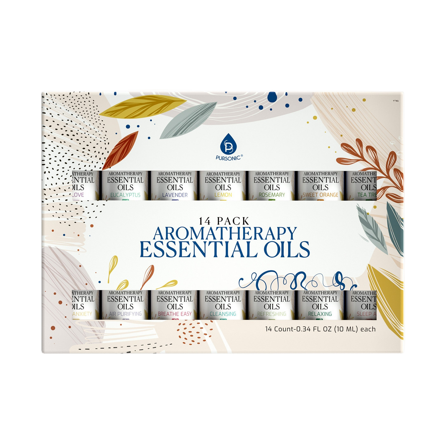 14 pack aromatherapy essential oil gift set