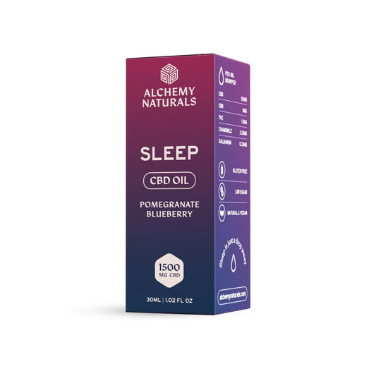 6-Pack: Alchemy Naturals Sleep CBD Oil (1500mg)-1