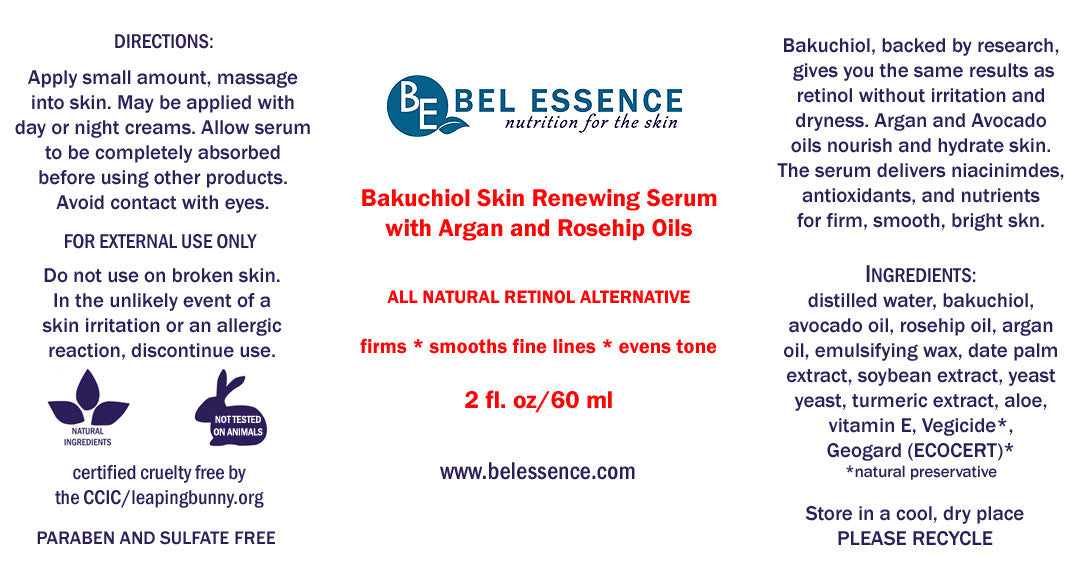 Bakuchiol Natural Retinol Serum With Argan, Avocado and Rosehip Oils - Reduce Wrinkles, Firm Skin, Youthful Glow - 2 oz-4