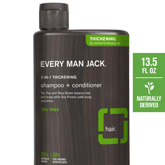 Every Man Jack 2-in-1 Thickening Shampoo Tea Tree (1x13.5 OZ)-0