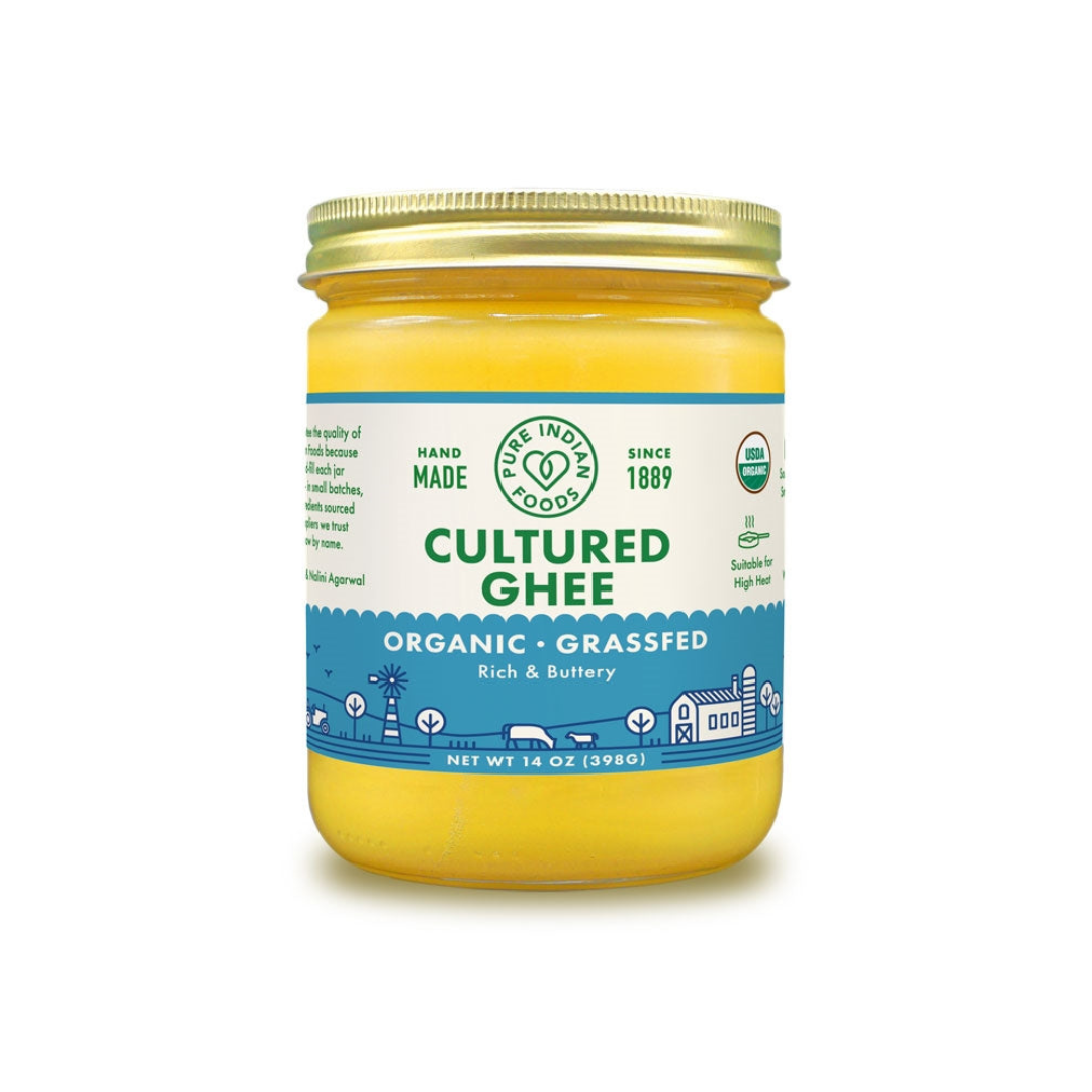 Cultured Ghee | Grass-Fed & Certified Organic Ayurvedic Ghee-0