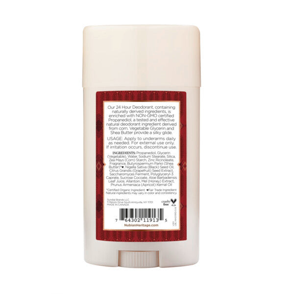 Nubian Heritage Nubian 24 Hour All Natural Deodorant (1X2.25 OZ)-3