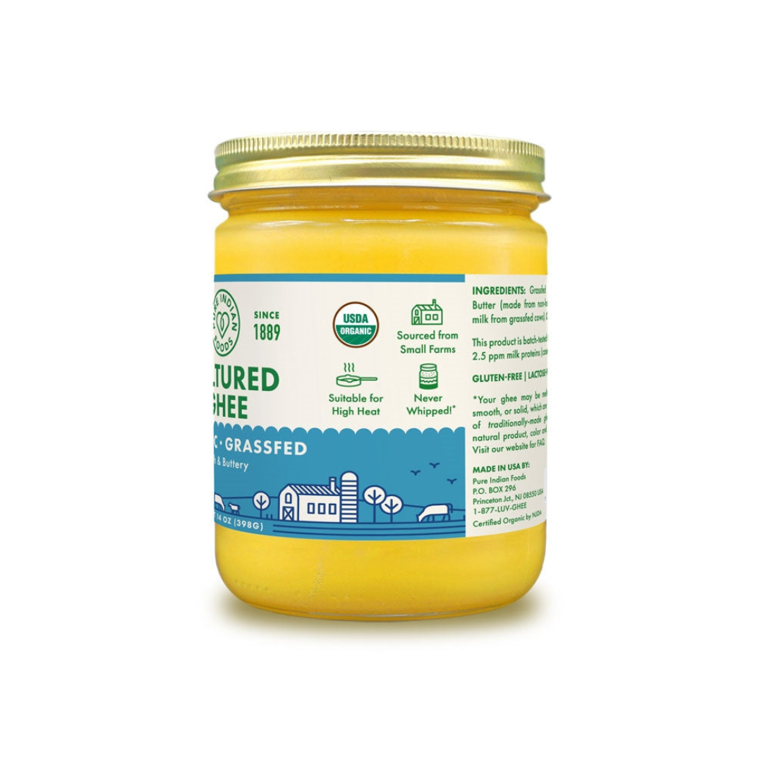 Cultured Ghee | Grass-Fed & Certified Organic Ayurvedic Ghee-3