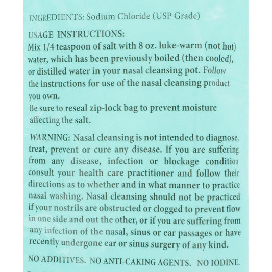 Ancient Secrets Nasal Cleansing Pot Salt (1x8 Oz)-1