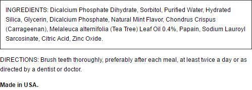 Tea Tree Therapy Tea Tree Toothpaste Whitening (1x3 Oz)-1