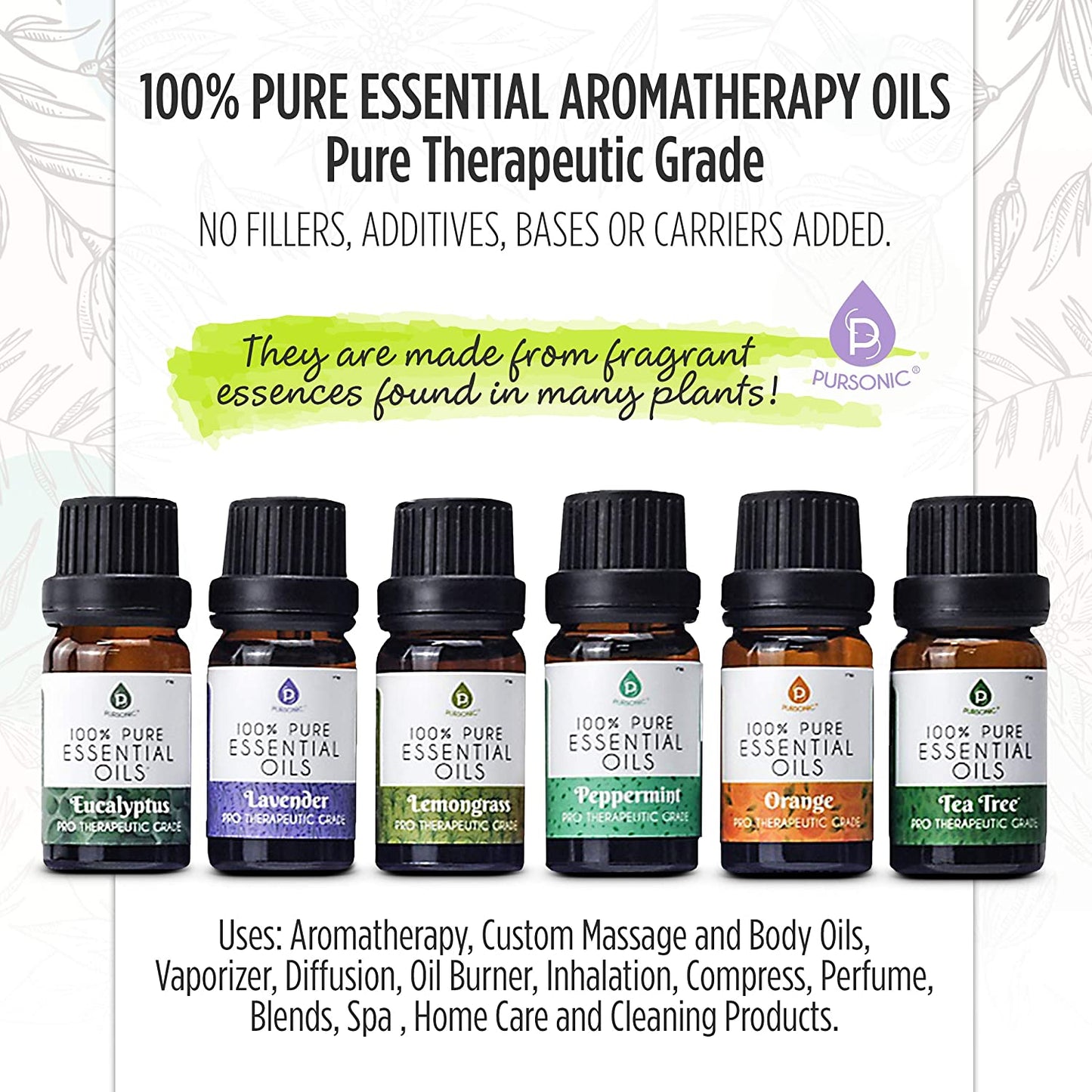 Ultimate Self-Care Wellness Bundle – 7-Color LED Therapy Face Mask, Ultrasonic Diffuser & 6 Essential Oils-2