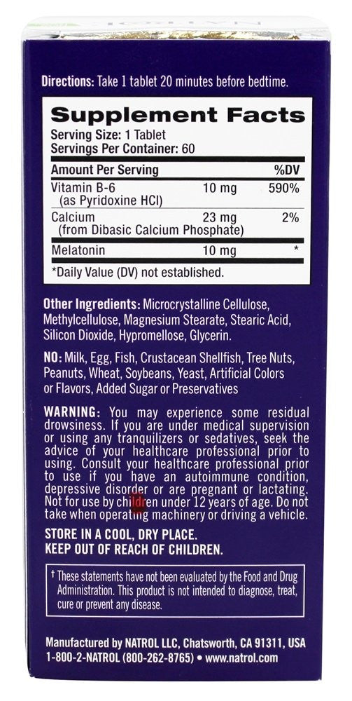 Natrol Advanced Sleep Melatonin, 10mg (60 TAB)-1