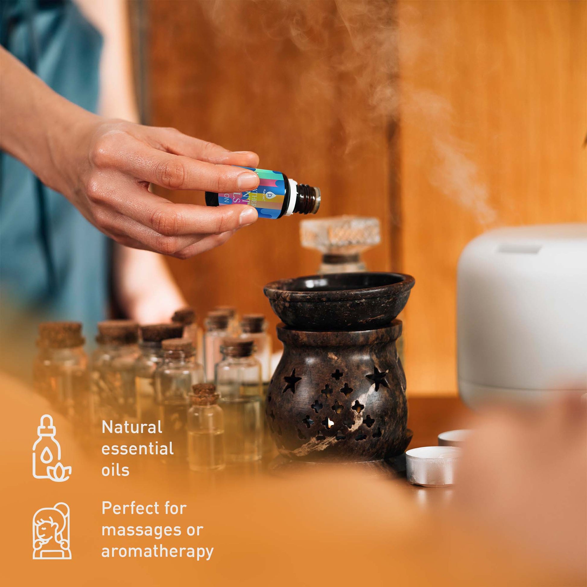 Holiday Bliss Gift Set: Aromatherapy Bath Bombs & Essential Oils-2