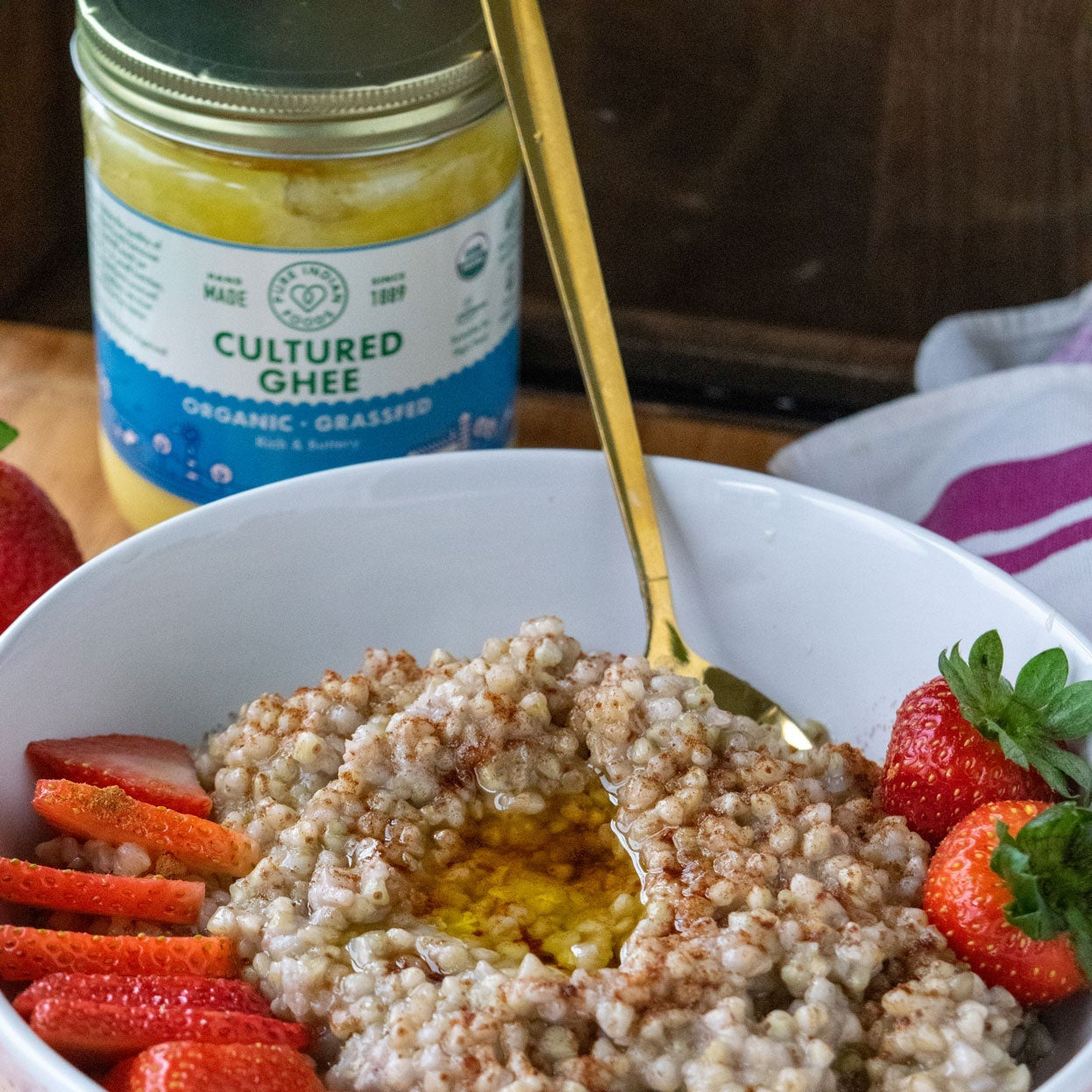 Cultured Ghee | Grass-Fed & Certified Organic Ayurvedic Ghee-2