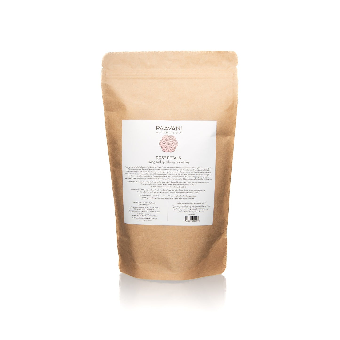 Organic Rose Petals | Ayurvedic Herbal Ally for Heart-Opening-0