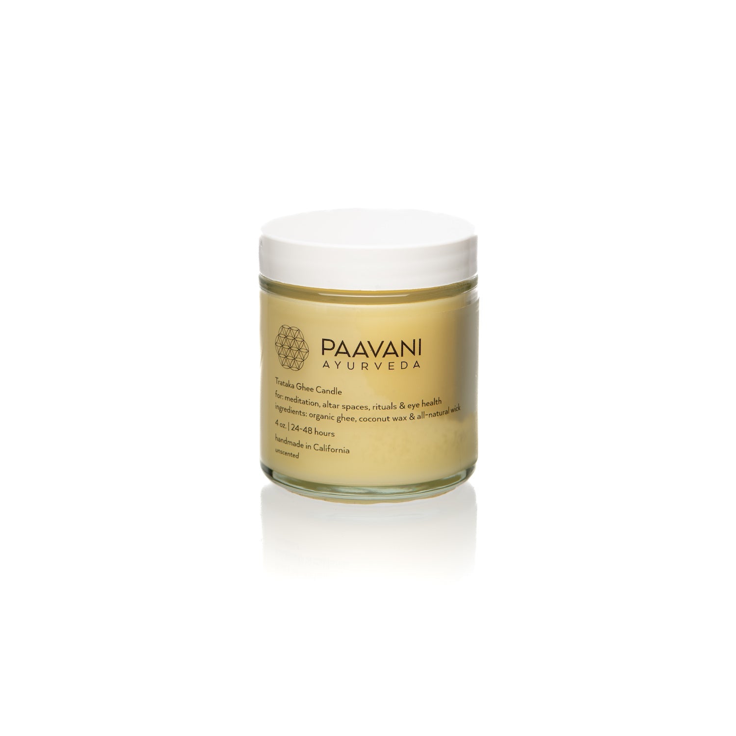 Trataka Ghee Candle | Ayurvedic Meditation Candle for Focus & Eye Health-0