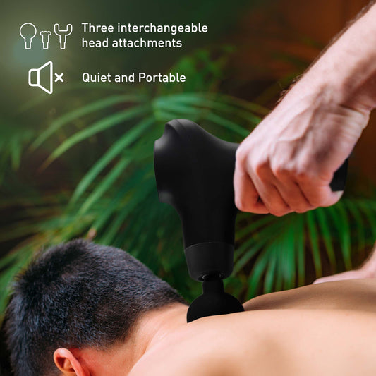 Pursonic Glow & Recovery Bundle: 7-in-1 LED Light Therapy Wand + 3-Speed Massage Gun-1