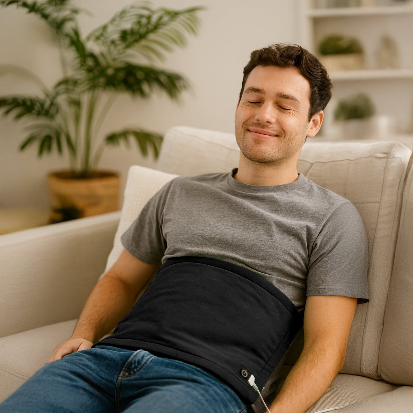 Pursonic Recovery & Relaxation Bundle – Extra Large Heating Pad + 3-Speed Massage Gun-3