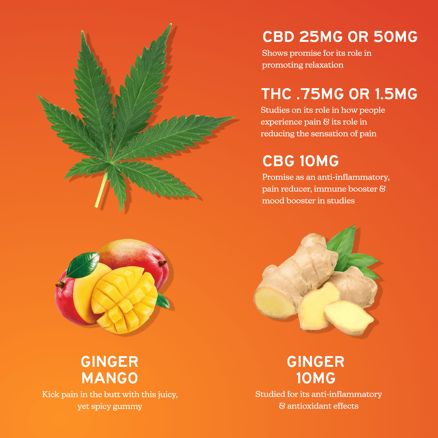 CBD Gummies for Soothing Relief with CBG-2