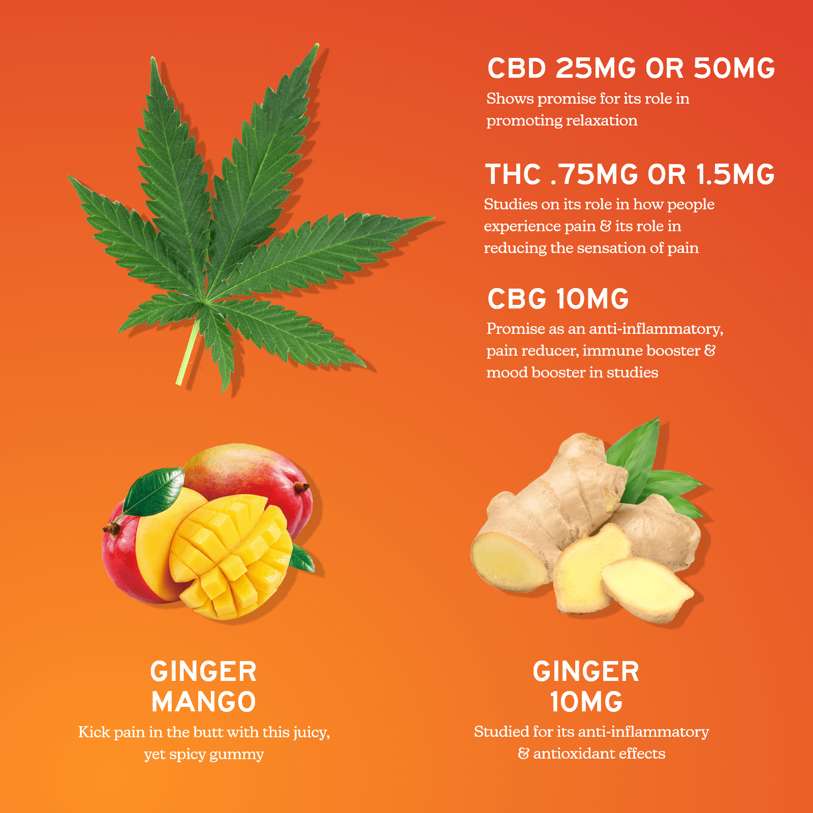 CBD Gummies for Soothing Relief with CBG-2