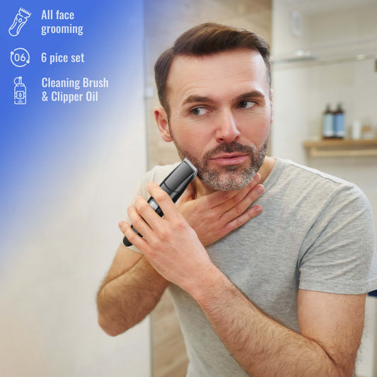 Mario Lopez Mens Grooming Kit , Designed for Hair, Beard, Nose & Ear Grooming, 10 Piece Grooming Kit-1