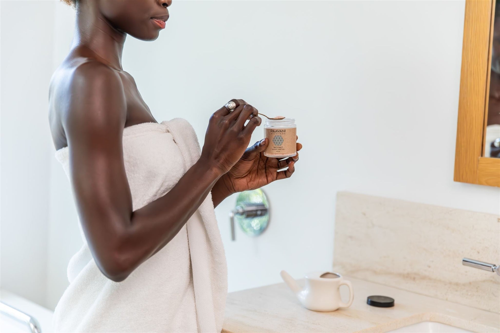 Aromatic Neti Salt | Herbal-Infused Mineral Rinse for Nasal Care-3