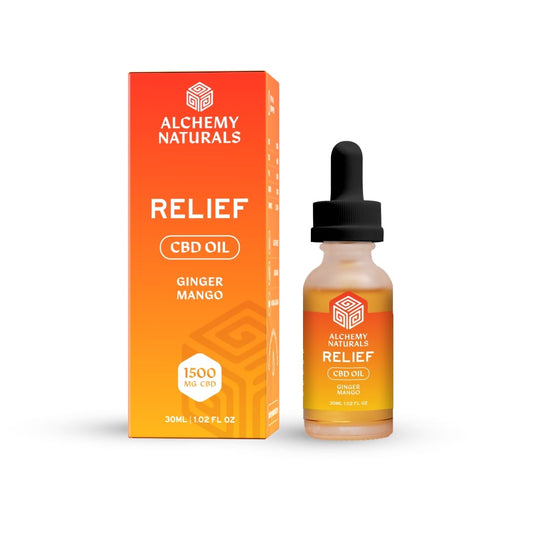 6 Pack: Alchemy Naturals CBD Relief Oil (1500mg)-0
