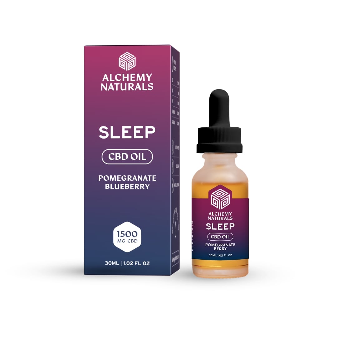 6-Pack: Alchemy Naturals Sleep CBD Oil (1500mg)-0