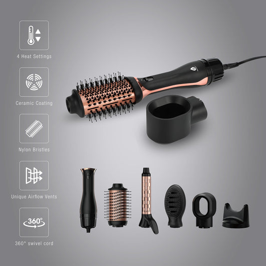 Hot Air Blower Brush: Your All-in-One Hair Styling Solution-1