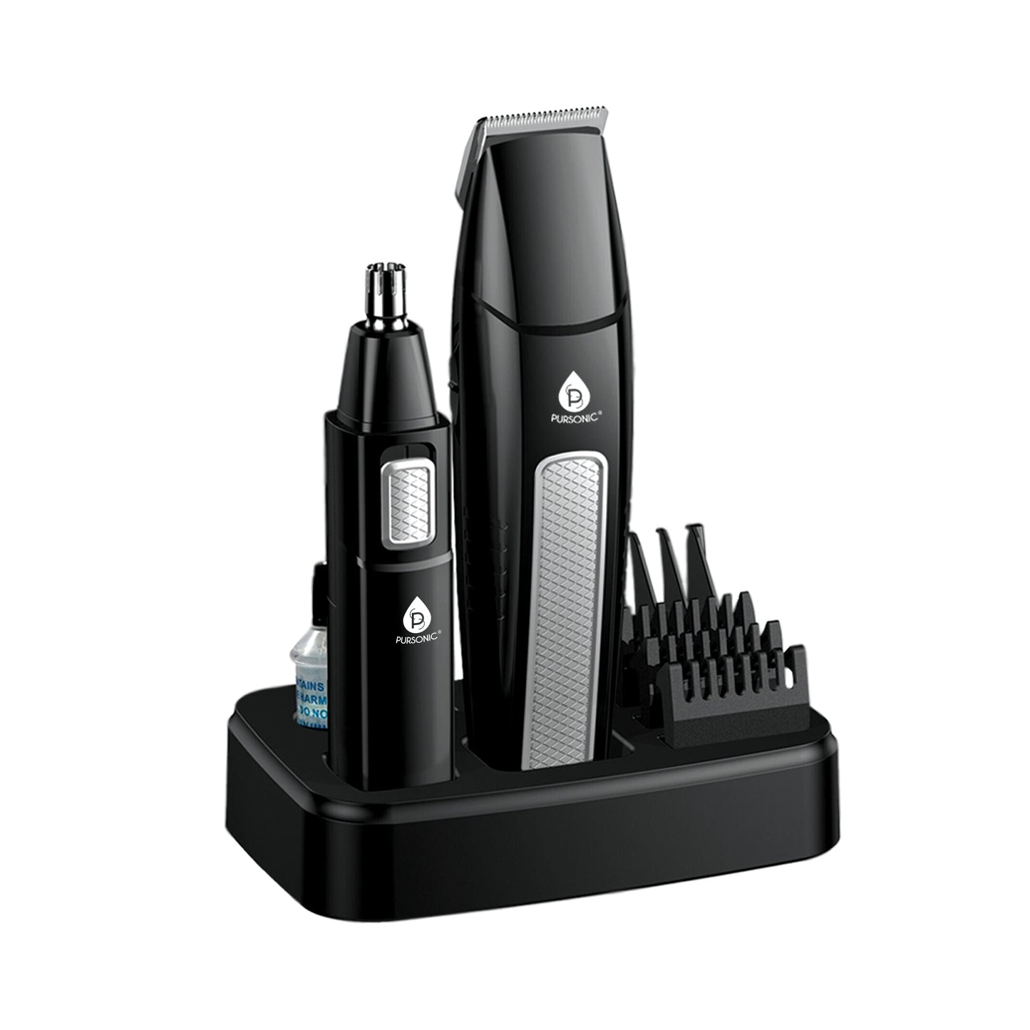 Mario Lopez Mens Grooming Kit , Designed for Hair, Beard, Nose & Ear Grooming, 10 Piece Grooming Kit-2