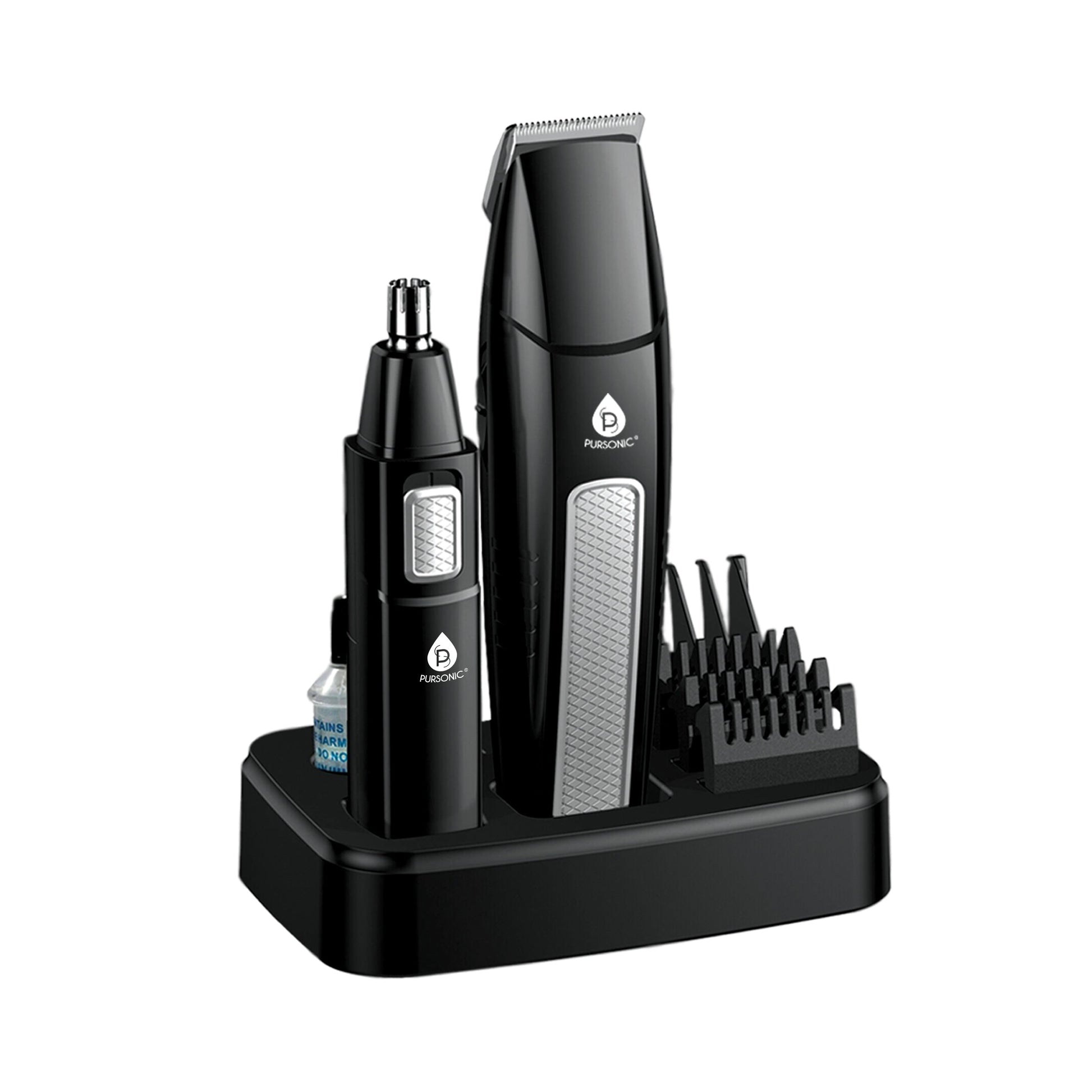 Mario Lopez Mens Grooming Kit , Designed for Hair, Beard, Nose & Ear Grooming, 10 Piece Grooming Kit-2