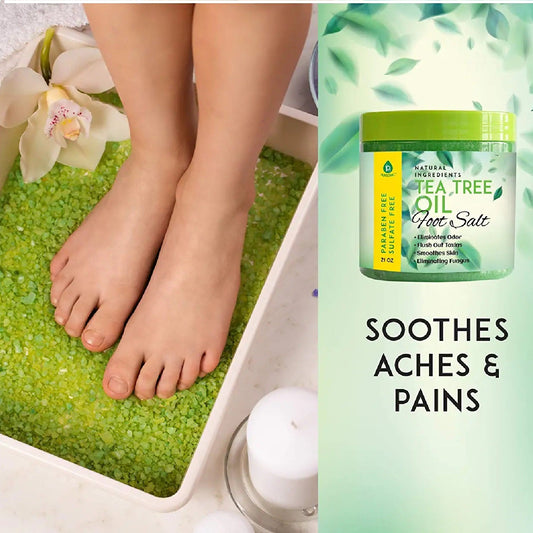 Tea Tree Oil Foot Salt 10 Oz-1