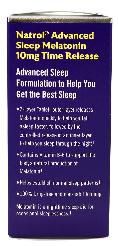 Natrol Advanced Sleep Melatonin, 10mg (60 TAB)-3