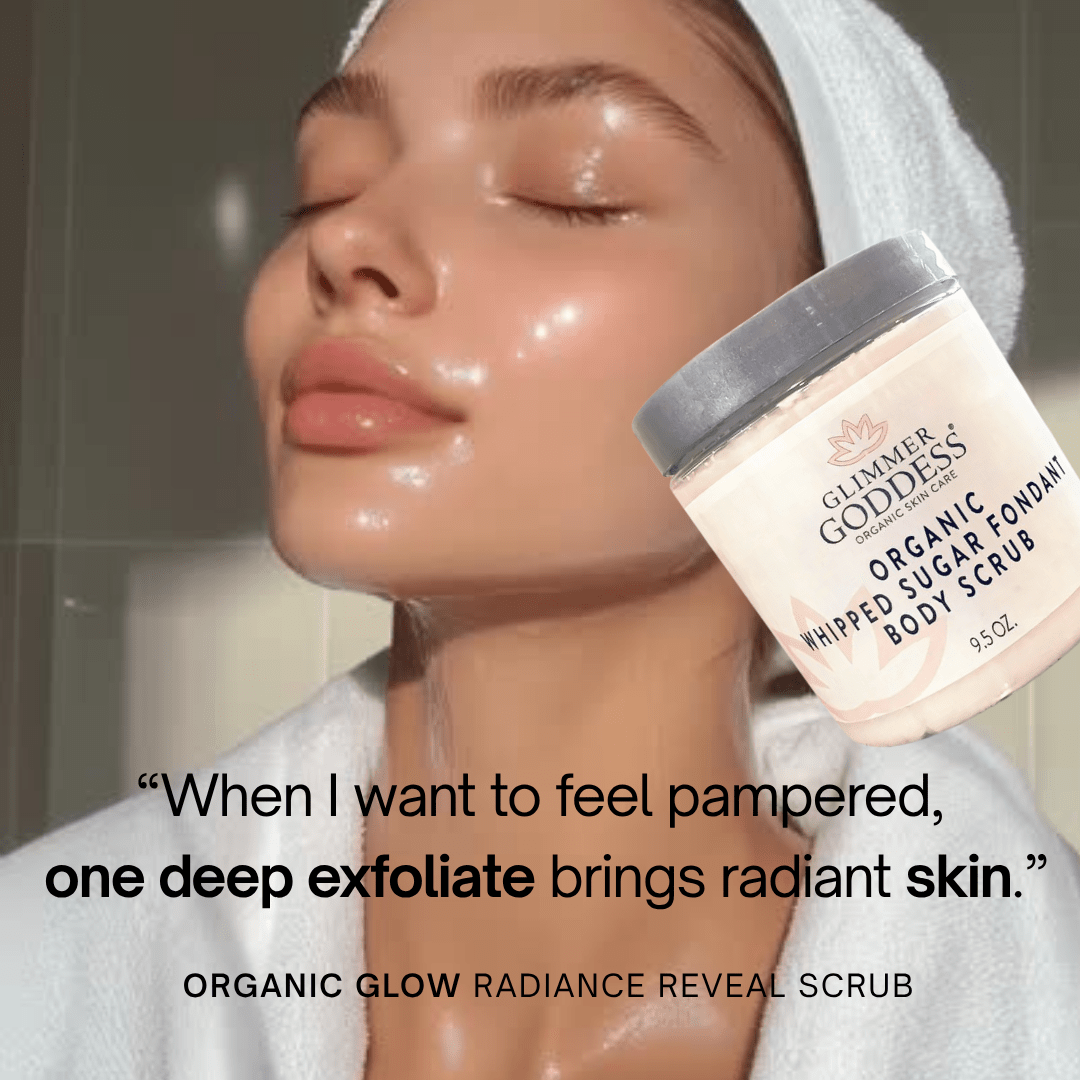 Organic Whipped Sugar Body Scrub 10 oz – Crepey Skin Treatment & Exfoliator-2